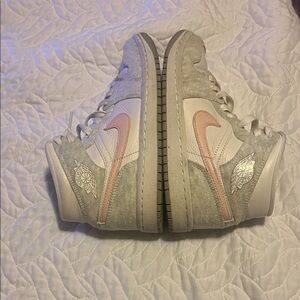 Nike High-Tops with Pink and Gray Accents